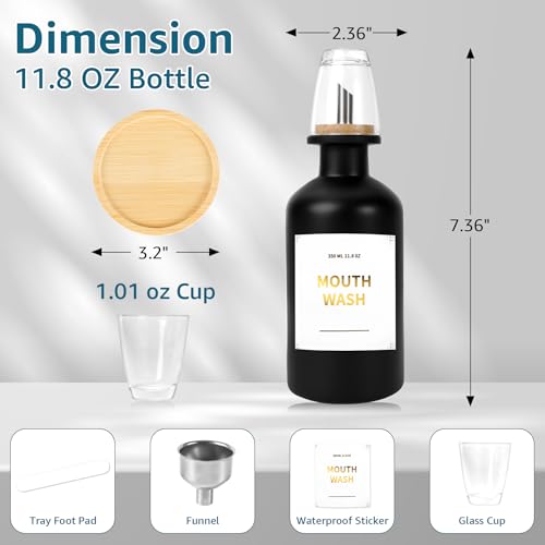 Botanikind Glass Mouthwash Dispenser