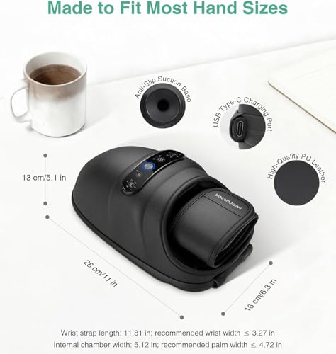 Hand Massager With Heat And Compression