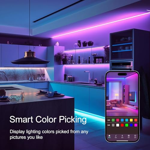 HBOWMDJIA Led Lights For Bedroom 200 FT (2 Rolls 100 FT)