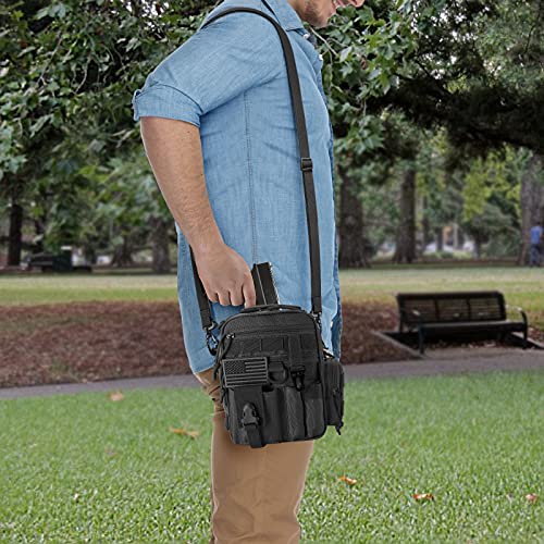 LarKoo Tactical Handgun Shoulder Strap Messenger Bag Gun