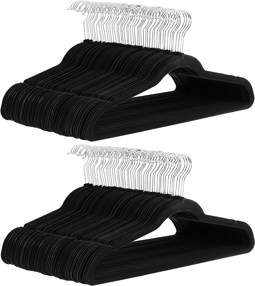 Amazon Basics Slim Velvet Non-Slip Hangers