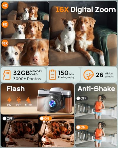 4K Digital Camera For Photography Autofocus