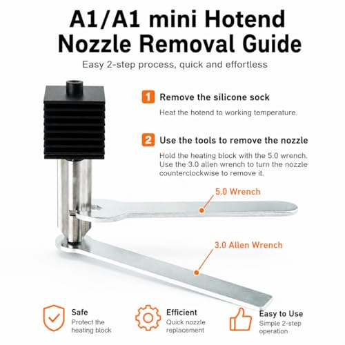 Bamboo Lab Upgrade Hardened Steel Hotend