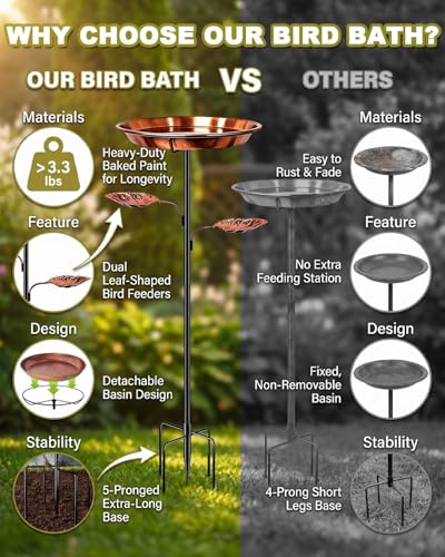 New Bird Bath For Outside