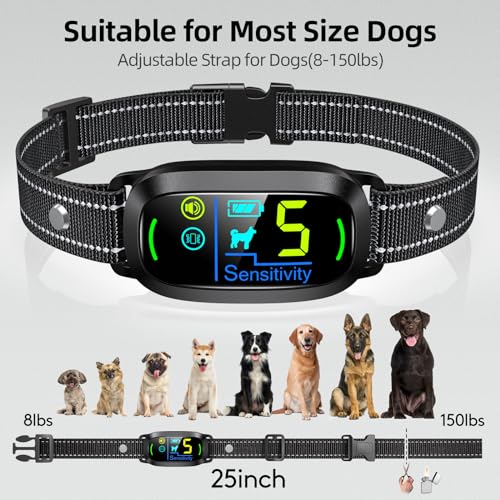 Dog Bark Collar For Large Medium Dogs