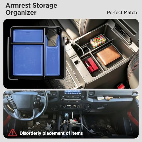 5PCS Console Organizer For Nissan Frontier 2026