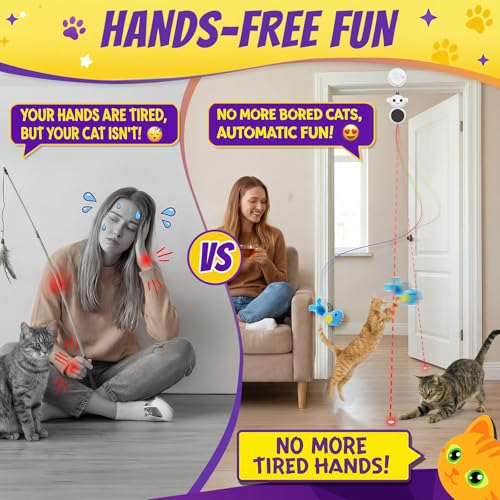 2-In-1 Interactive Laser Cat Toy