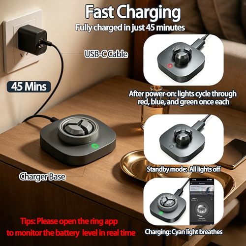 Fast Charger Compatible With Ou-ra Ring Gen 4